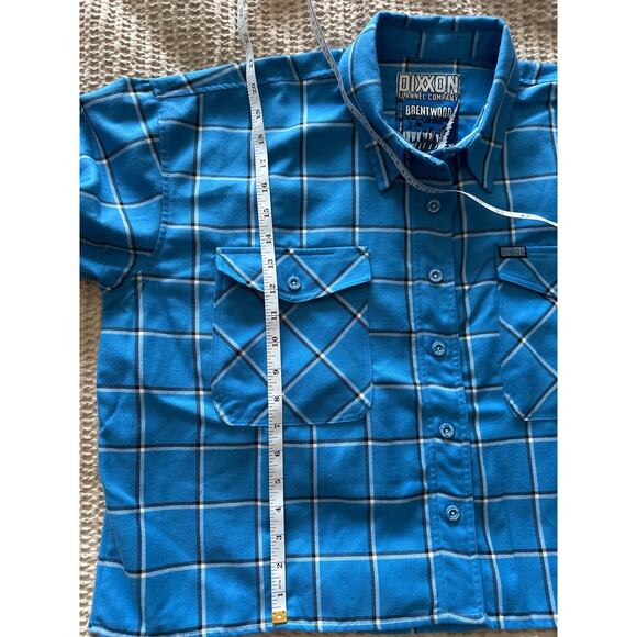DIXXON Brentwood Women Blue Flannel Shirt XL - Picture 5 of 7